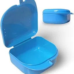 Cloud17 Dual Use Leak-Proof Retainer Case and Aligner Carry Case – Moldable Storage Box for Braces, Mouth Guard, Night Guard, Clear Aligners, Denture Box – Ortho Orthodontic Bath and Travel Case (Blue)-picture-21