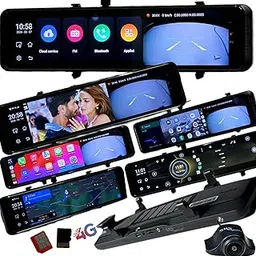 SRS ABSOLUTE 2K 4G Smart DashCam |Android| ADAS | Wireless CarPlay | 24x7 Remote Audio-Video Monitor | GPS Track |Multi-Task | 1TB MicroSD Support | Maps-Apps Support | Steering Control |Split Screen-image-11