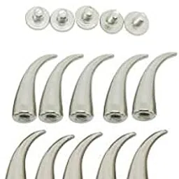 FABLOFT® 2x10 Pieces Metal Bullet Rivet Studs Spikes DIY Punk Bag Belt Shoes Crafts-picture-56