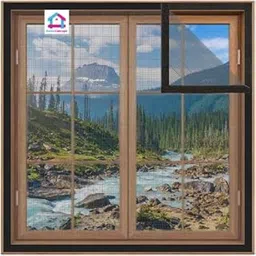 HomeConcept Pre Stitched Fiberglass Mosquito Mesh Insect Net for Window with Self-Adhesive Hook Tape (90cm x 120cm / 35.4x47.2 Inches, Black)-image-45