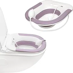 plastic Sitz Bath Tub with Air Pump for Women & Men, Large Capacity Portable Perineal Soaking Basin, Suitable for Postpartum Care, Hemorrhoids Recovery(Tub Seat, Light Pink)-image-96