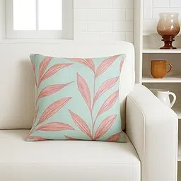 Decorative Throw Pillow Cover, 18 x 18 inches, Cotton Blend, for Sofa and Bedroom-image-1