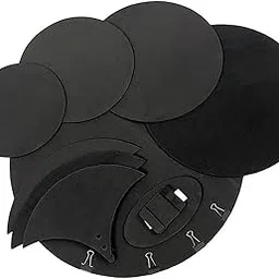 VELURA 10Pcs Drum Mute Pads Hi Hat & 2 Cymbal Mutes Quiet Practicing Pad Reusable|10 Drum Mute Pads andCymbal mutes| Other Percussion Parts & Accs-picture-14