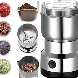 Nima Mini Electric Mixer Grinder - Stainless Steel Small Masala Spice Machine Dry Masala Grinder, Masala Mixer Grinder Mini, Spice Mixie for Kitchen-picture-14