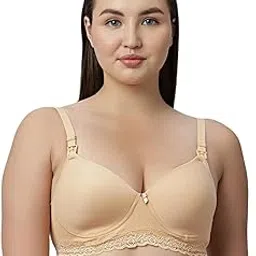 kavya Solid Color Maternity/Nursing Full Coverage Padded Everday Bra-picture-13
