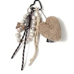 salty Oh My Heart Bag Charm | Key Ring for Handbags | keychain for girls cute |Aesthetic Phone charms Car Key chain | Travel Accessories | Ideal for Gifting-picture-55