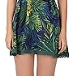 boho girl Deep Forest Tropical Dress | Casual Kaftan Dress for Women | Beach Wear Dress | Lace Dress | Short Dress-picture-24