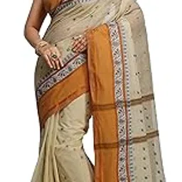woodentant Women's Tant Pure Cotton Saree Without Blouse Piece-picture-37
