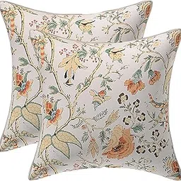 Texstylers Multicolor 24x24 Inch Set of 2 Pcs's All Over Jaipur Print Pure Cotton Cushion Cover (Color 03)-picture-44