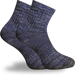 freecultr Ankle Length Woolen Socks for Men, Made with Thermal Control, Extra Cushioning for Support & Comfort with a Durable Welt, Ideal For Winter Wear (Pack Of 1)-picture-31