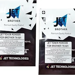 JET TONER Toner Powder Compatible for Brother TN-B021 HL-B2000D, DCP-B7500D, MFC-7715DW, B2080DW, B7535DW Printers Black Ink Toner Powder (Pack of 2)-picture-27