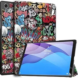 Robustrion Smart Trifold Hard Back Flip Stand Case Cover for Lenovo Tab M10 HD 2nd Gen TB-X306X / Smart Tab M10 HD 2nd Gen TB-X306F - Hippy-picture-15