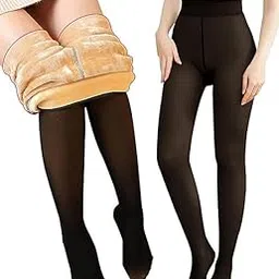 brachy Winter Warm Leggings Women Elastic Stretchable Thermal Legging Pants Fleece Lined Thick Tights Waist Size 28 to 40 Inch Stretchable-picture-47