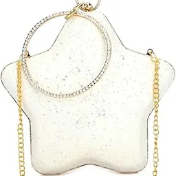 tooba Handicraft Beautiful Star Box Clutch Bag Purse for Bridal, Casual, Wedding Bag for Women & Girls Bags for Women-picture-30