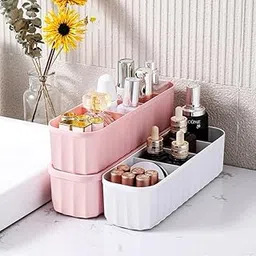 OMORTEX All New Socks Rack Innerwear Cosmetic Makeup Drawer Organiser With Partition (Pack of 4)-picture-51