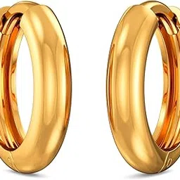joyalukkas Women's & Girl's 22K(916) Cyclical Gold Earring-picture-33