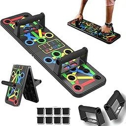 10-in-1 Push Up Board for Men & Women | Multi-Functional Pushup Stand with Handles | Home Gym Fitness Equipment for Chest, Arms, Shoulders & Core Muscle Training-picture-16