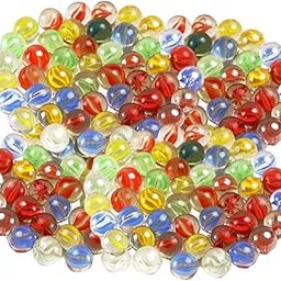 THE STYLE SUTRA 100x Glass Marbles Sizes 14mm for Tank Decorating Aquarium Centerpieces-picture-13