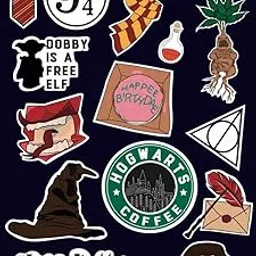 GLADTOGIFT Potter Heads Fridge Magnet Combo Set | Wizard Theme Decorative Fridge Magnets for Refrigerator, Kitchen Decor, Cute Magnet for Potter Fans, Gift Items, Housewarming & Home Accessories-picture-14