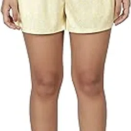 nuevosdamas Solid Cotton Jersey Printed Shorts for Women | Regular Fit | Shorts with Adjustable Drawstring | Women Shorts for Yoga | Gym | Jogging | Night Wear | Shorts with Pockets-picture-32