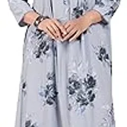 bellamora Nighty| Full Sleeve Nighty for Women| Nighty for Women Stylish| Night Gown for Women Stylish| Graceful Embroidery| Airy Alpine Fabric|-picture-10