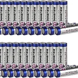 Immense Power AA LR6 Batteries | High-Performance Alkaline 1.5V | Safe, Durable, Long Shelf Life | Non Rechargeable (Pack of 40)-picture-54