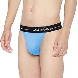 la intimo Cotton Prime Solid Thong for Men Innerwear | Antimicrobial Underwear for Men-picture-30