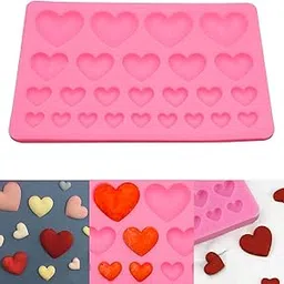 Heart Shape Silicone Mold Candle Mould Mini Hearts Resin Art Clay Crafts Gumpaste Silicon Molds 25 Cavities Fondant Moulds Small-picture-14
