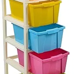 Joyful Studio XL Plastic Modular Drawer System for Home, Office, Hospital, Parlor, School, Doctors, Home and Kids (Multicolour, STUDIO5XL)-picture-30