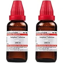 Dr. Willmar Schwabe India Sulphur Iodatum 200 CH 30ml (Pack of 4)-picture-13