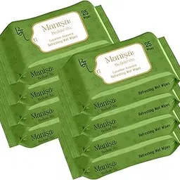 Manisa Beaute Co. Cucumber & Aloe Vera Refreshing Wipes | Alcohol-Free, Paraben-Free, Vegan Face Wipes | Hydrating& Cooling Facial Wipes with Glycerin, 200 Wipes (Pack of 8)-image-62