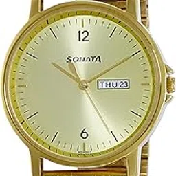 sonata Essentials Analog Champagne Dial Men's Watch NM77083YM03/NN77083YM03/NP77083YM03-picture-25