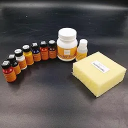 Sumikrafts Acramine Dye Bundle – 7 Primary Essential Colors-Perfect for Basic Color Mixing & Everyday Fabric Printing-picture-10