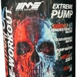 MyLife Nutrition Dominator I Pre Workout Supplement I Boosts Athletic Performance | Fuels Muscles | Provides Energy Support for Heavy Workout Powder I Blue Raspberry Flavour I -240gm (Pack of 1)-picture-19