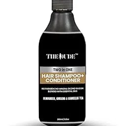 The DUDE Smooth Roots Hair Shampoo and Conditioner for Men with Fenugreek, Ginseng and Camellia Oleifera – Strengthens Roots and Adds Natural Shine, 200ml-picture-19