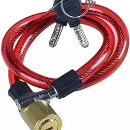 Universe Cable Lock, Heavy Duty Steelness Steel, 2 Keys with Key Ring,-picture-30