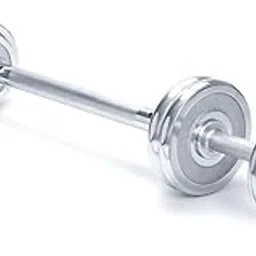 Amazon Brand - Symactive Chrom Plated Adjustable Dumbbells with Connector 10 Kg to 50 Kg (10 Kg)-picture-64