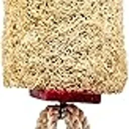 GREENBIRDS Toys Natural Mesh Hanging Threaded Chew Toy for Parrot & Budgie Birds Cage - Handmade Chew Toy - for Relaxing of Small & Medium Birds Parrot-picture-10