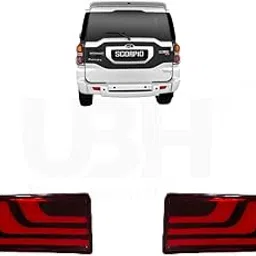 UBH Profession of Quality Car Reflector Lines Flowing design Back Bumper Reflector LED Brake Reflector Light (Scorpio Type E)-picture-33