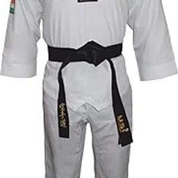 USI UNIVERSAL 417TNV Novice Taekwondo Fighter Dress (180cm) for Men & Women, Taekwondo Uniform Tae Kwon Do MMA Martial Arts, Polyester Cotton Blend, Elastic Waist Band with Drawstring-picture-23