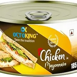 Octoking Canned Chicken Mayonnaise, 185g (Pack of 2)-picture-31