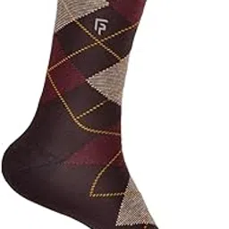 footprints Odour free Organic Cotton Men Formal Bamboo Socks Argyle-picture-22