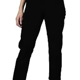 SHOWOFF Women's Non Stretchable Clean Look Black Mom Fit Jeans-IM-10069_Black-image-10