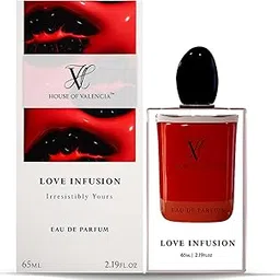 House of Valencia Love Infusion – 65ml Long-Lasting Unisex Perfume | Deep Woody Amber & Floral Jasmine Composition with Subtle Saffron Spiciness-image-98