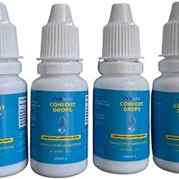 Ivalens Comfort Drops – Lubricating & Rewetting Eye Drops for Contact Lenses | Relieves Dryness, Redness & Irritation | Safe with All Lens Types | 2 Boxs - 60 ML Pack of 4(15ML Each)-picture-32