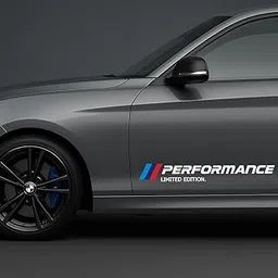 Performance Limited Edition Side Door Car Sticker | White Vinyl Side Decal for Cars | Sporty Design | Universal Fit | Exterior Styling Racing Theme | Car Stickers (Approx. 58 cm)-picture-23