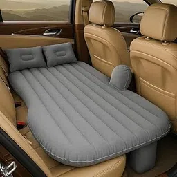 Premium Car Inflatable Bed with Pump & 2 Air Pillow|Quick Inflatable Back Seat Bed|Car Inflatable Mattress|Car Bed Mattress|Car Bed For Kids,Travel,Trips,Camping,Picnic,Pool & Beach|Universal Fit|Grey-picture-43
