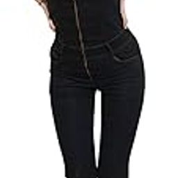 sassafras Black Denim Corset Jumpsuit-picture-8