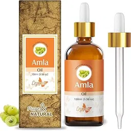 Crysalis Amla (Phyllanthus Emblica) Oil|100% Pure & Natural Undiluted Essential Oil Organic Standard For Skin & Hair Care|Therapeutic Grade Oil, Healthy Hair, Nourishes Scalp - 100ML With Dropper-picture-51