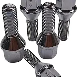 Anti Rust Chrome Plating Wheel Bolt Duster Size 12x1.50 [Set of 5 pcs ]-picture-13